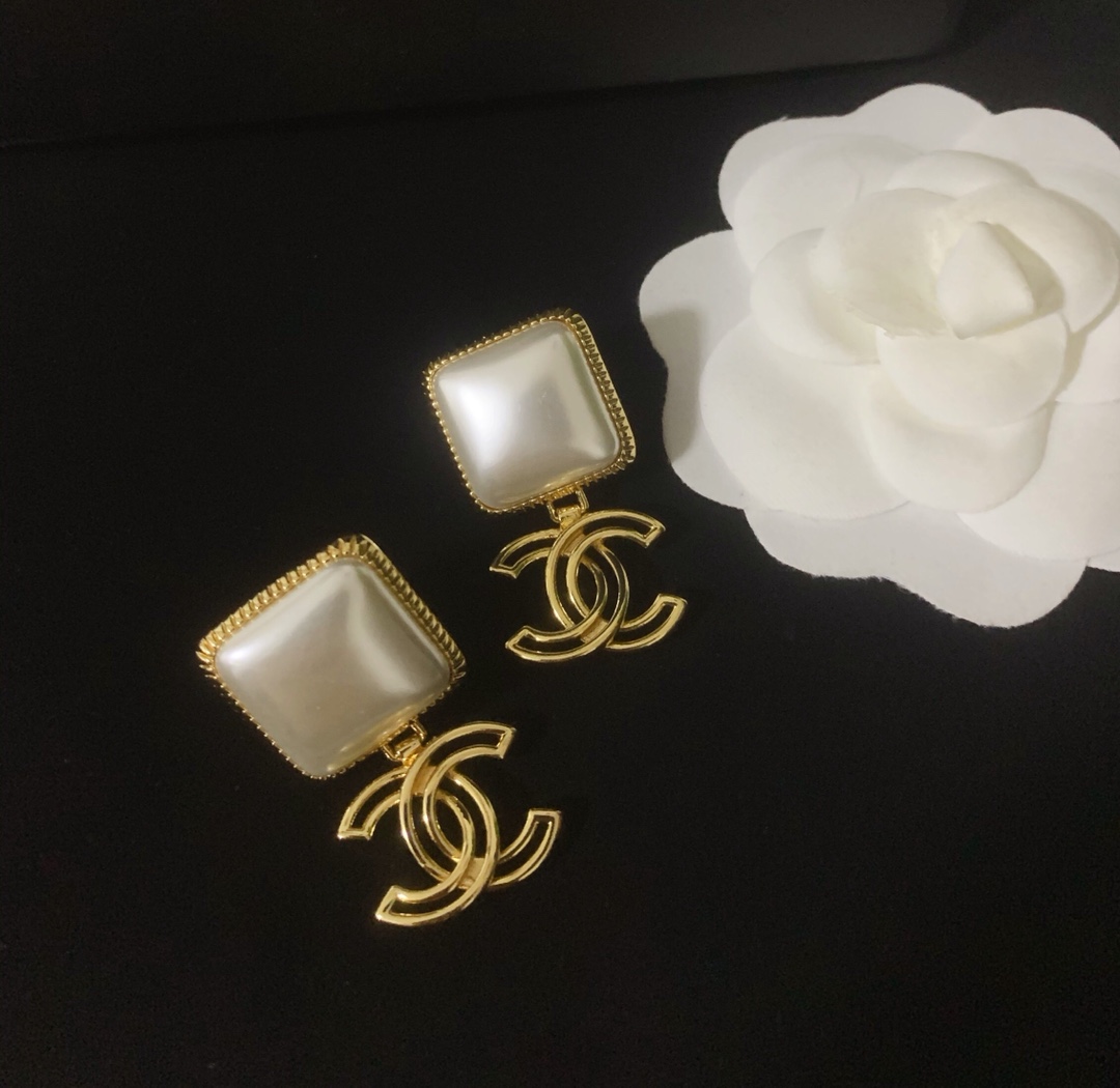 Chanel Earrings Silver