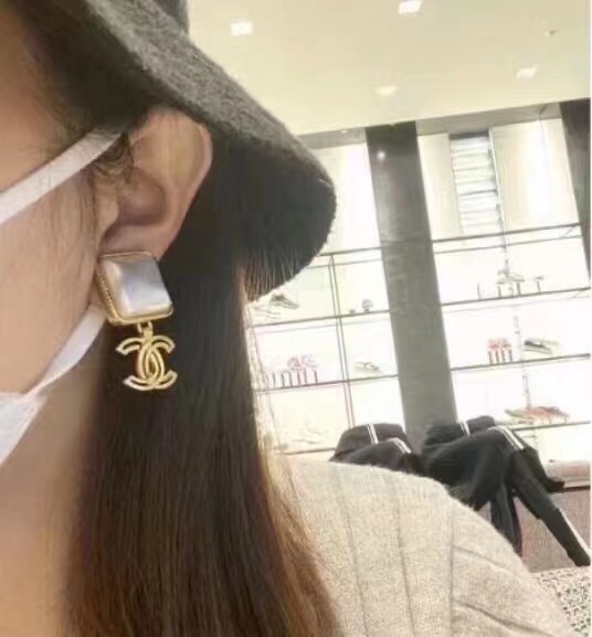 Chanel Earrings Silver