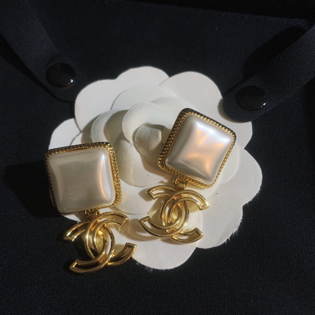 Chanel Earrings Silver