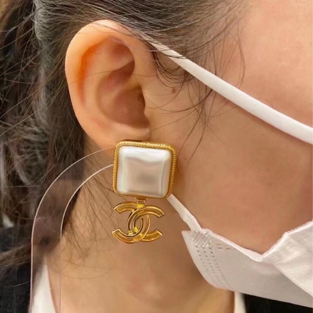 Chanel Earrings Silver