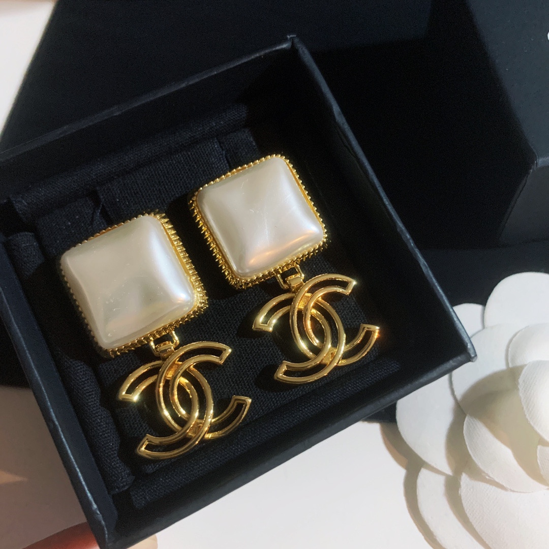 Chanel Earrings Silver