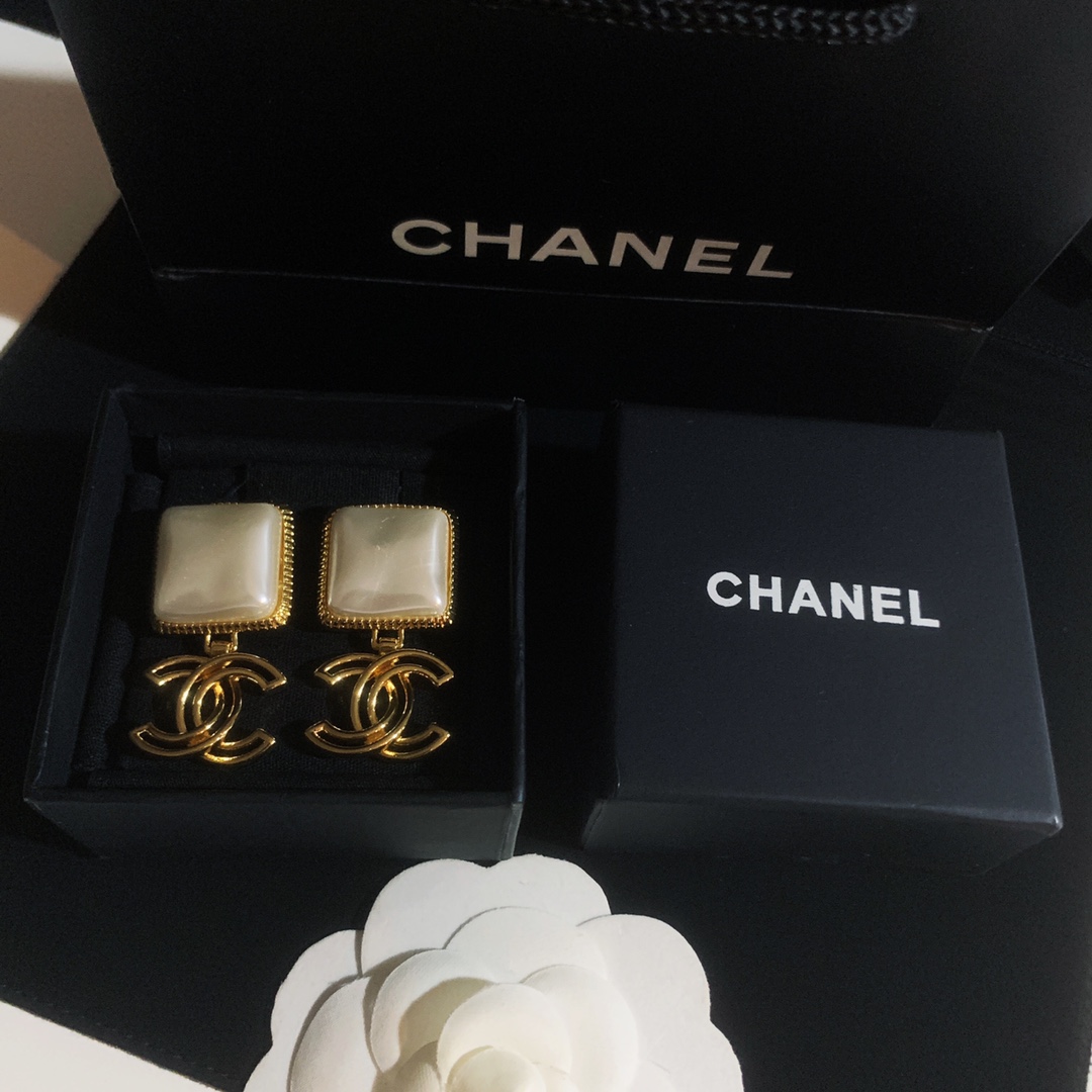 Chanel Earrings Silver