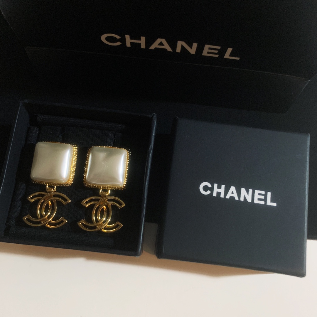 Chanel Earrings Silver