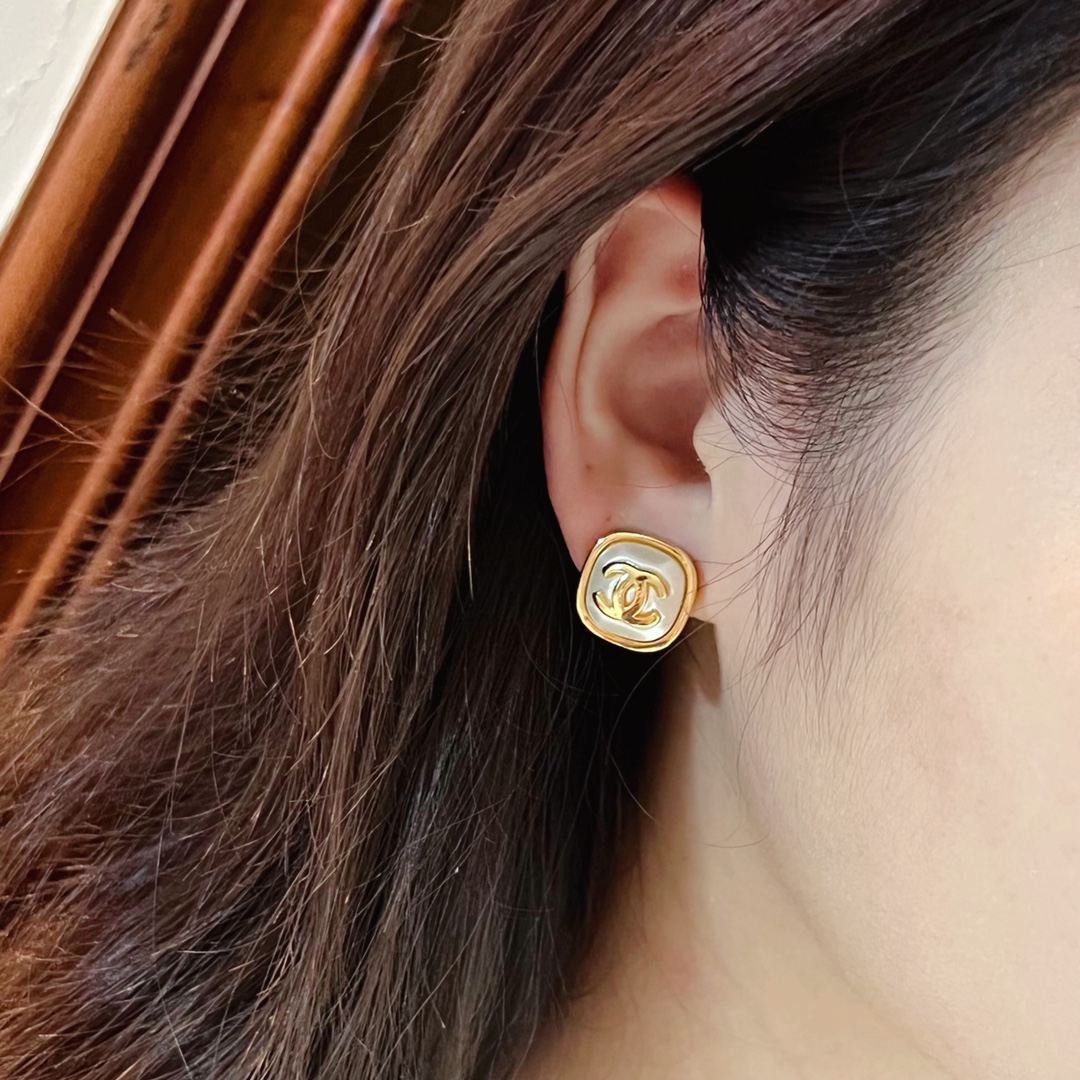 Chanel Earrings Silver