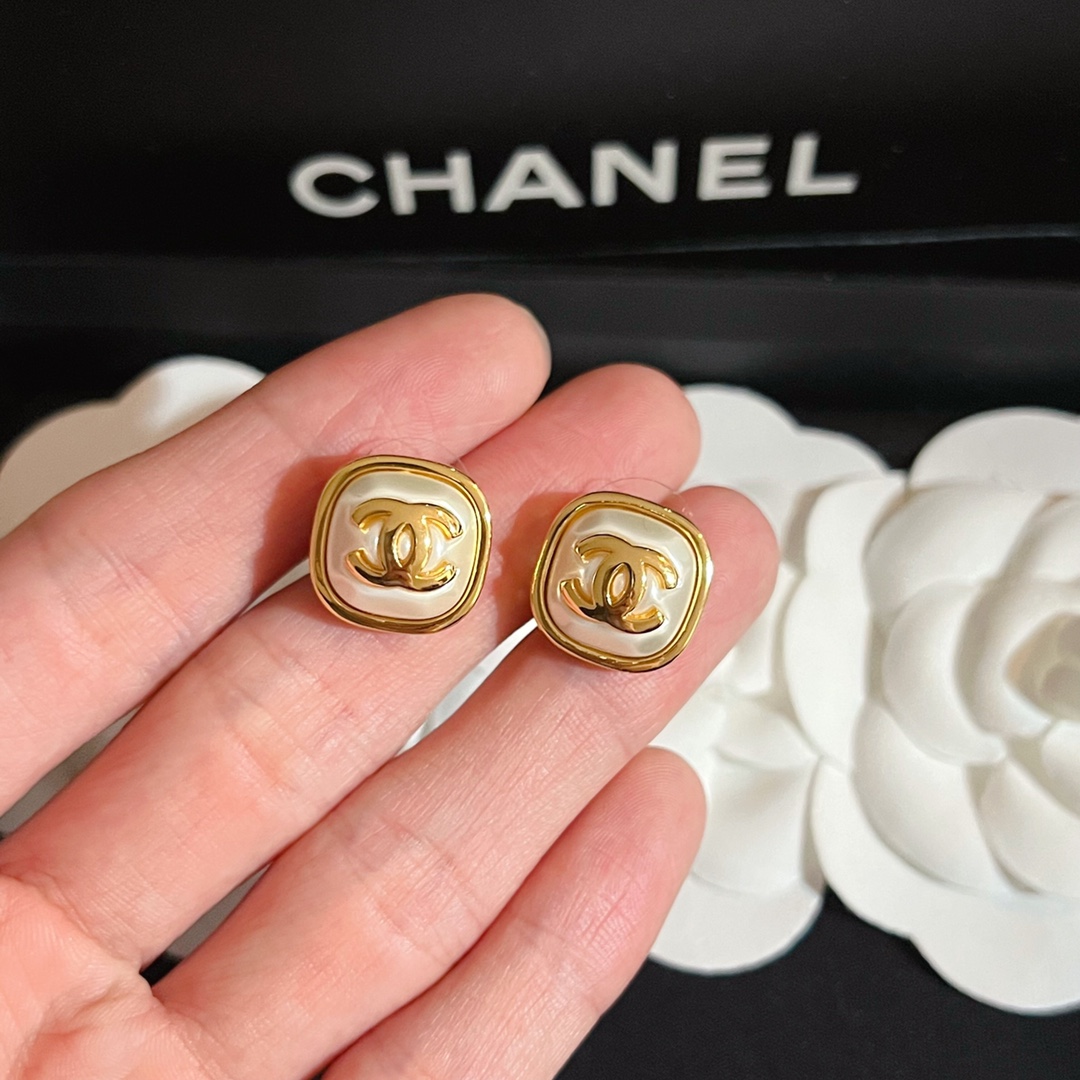 Chanel Earrings Silver