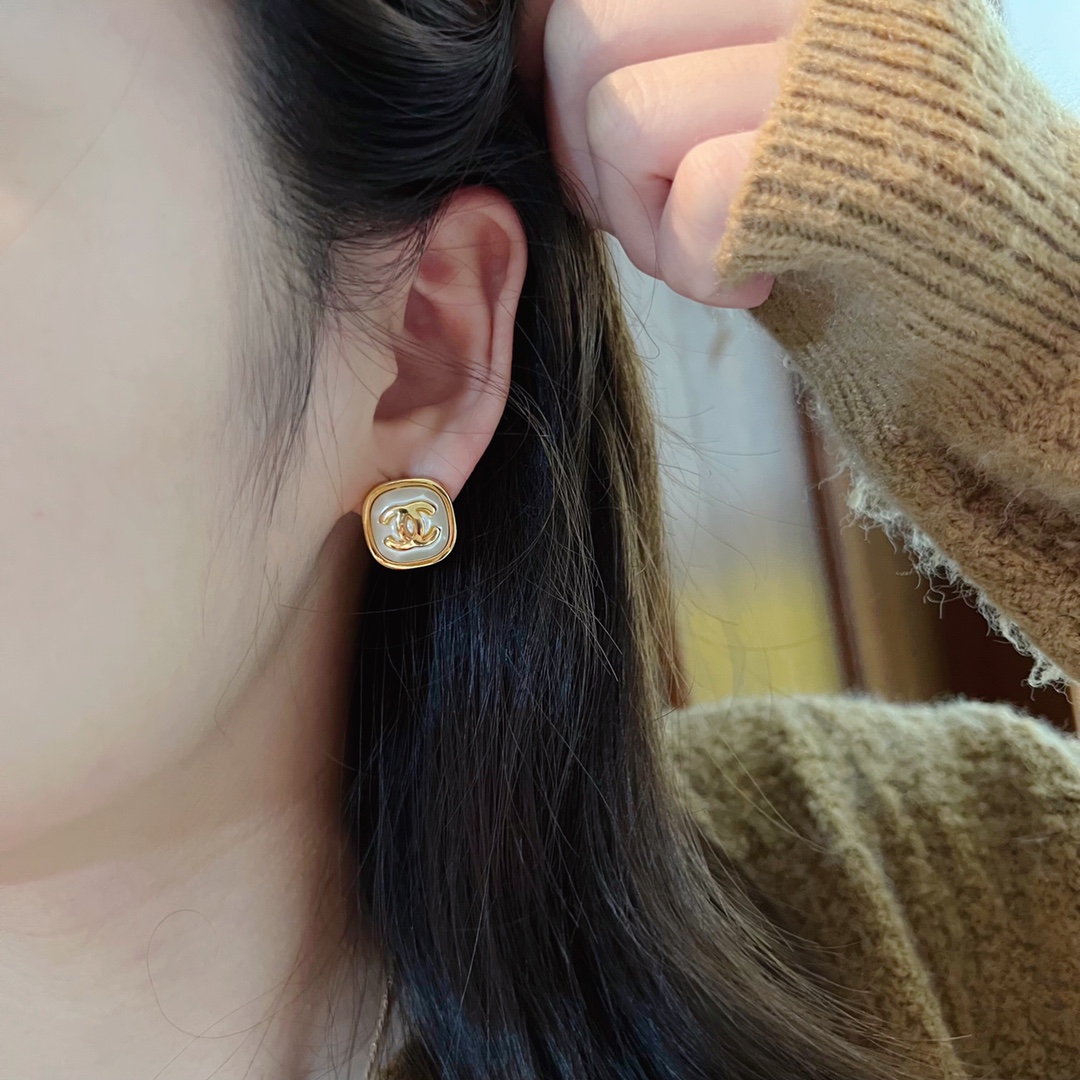 Chanel Earrings Silver