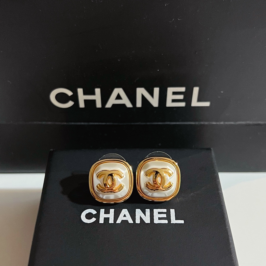 Chanel Earrings Silver