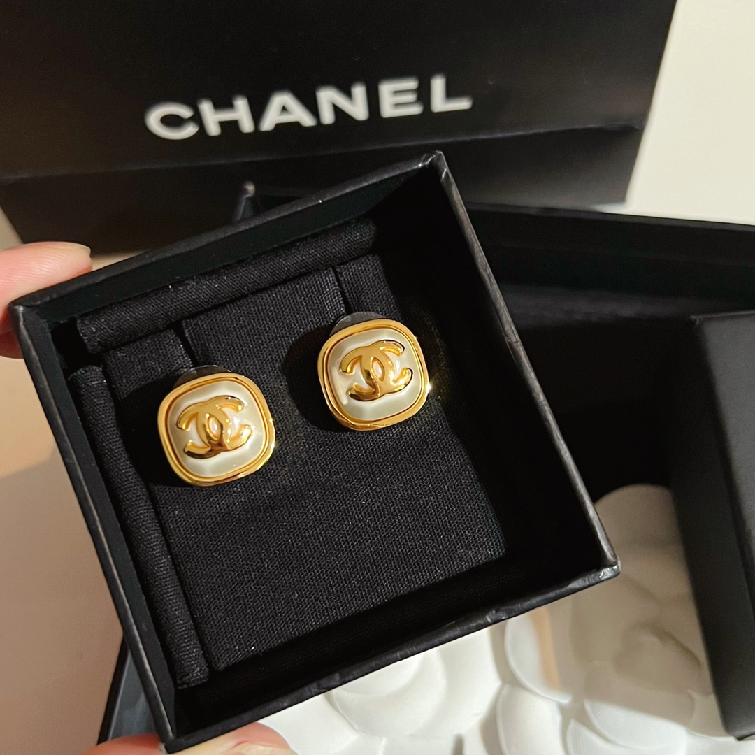 Chanel Earrings Silver