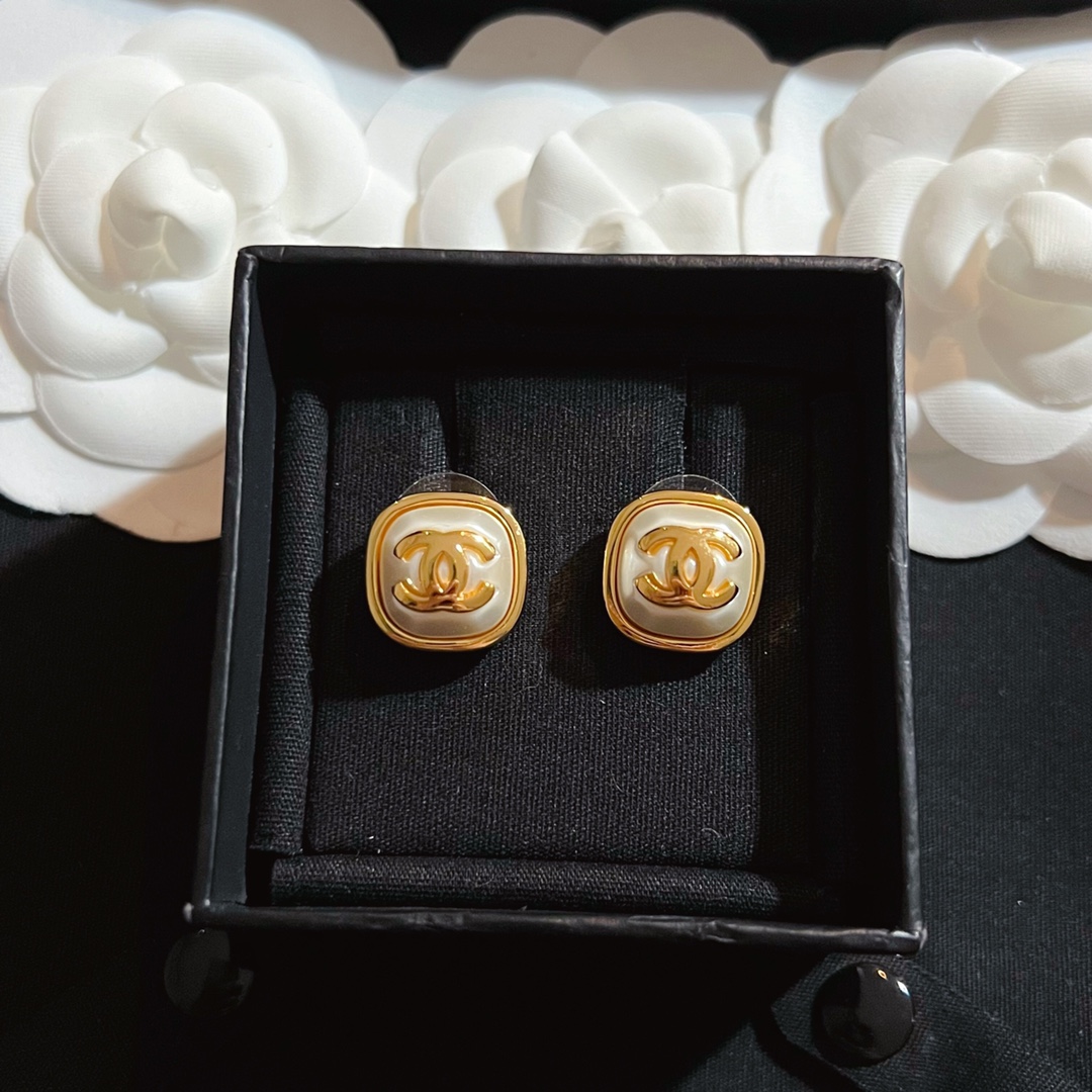 Chanel Earrings Silver