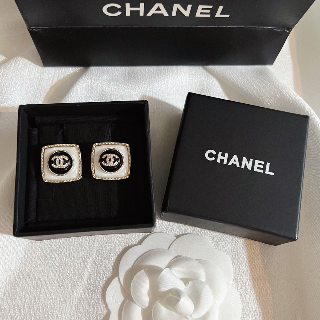 Chanel Earrings Silver