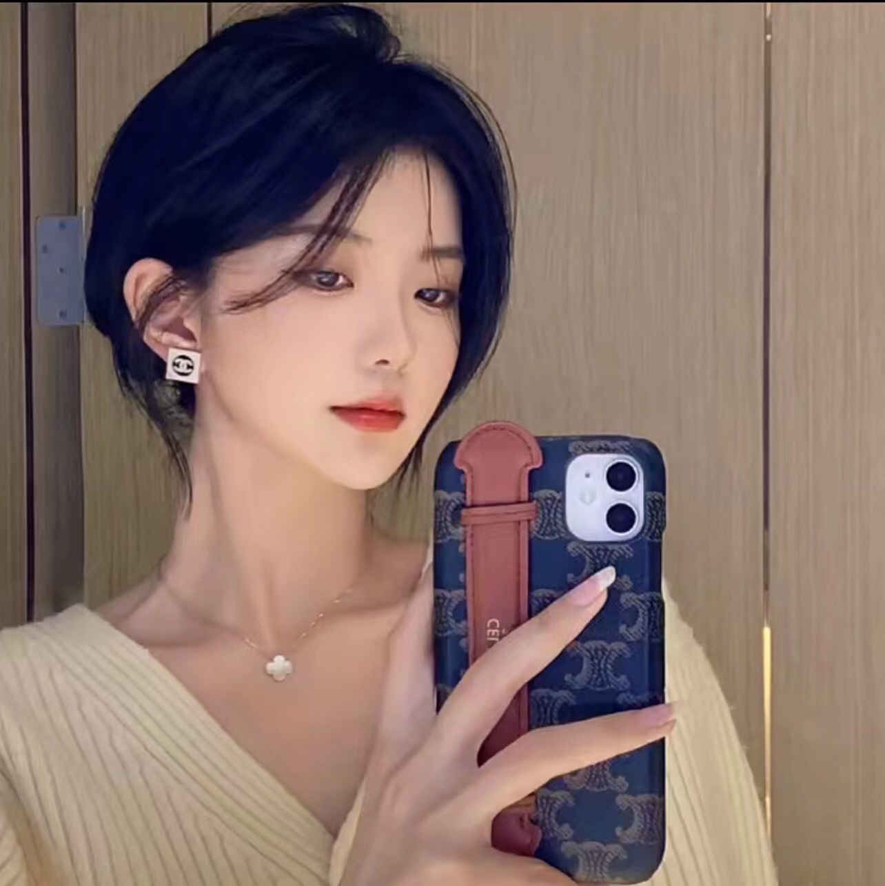 Chanel Earrings Silver