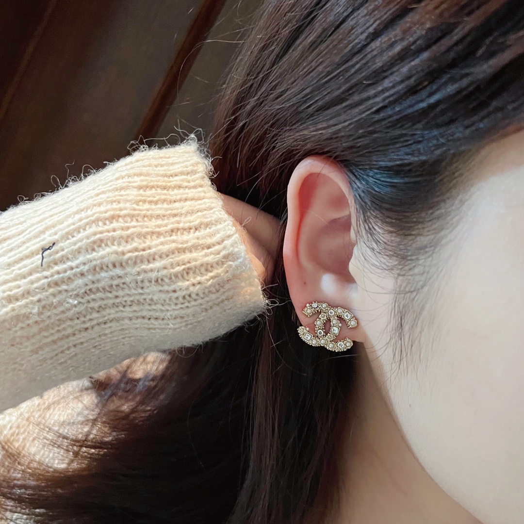 Chanel Earrings Silver
