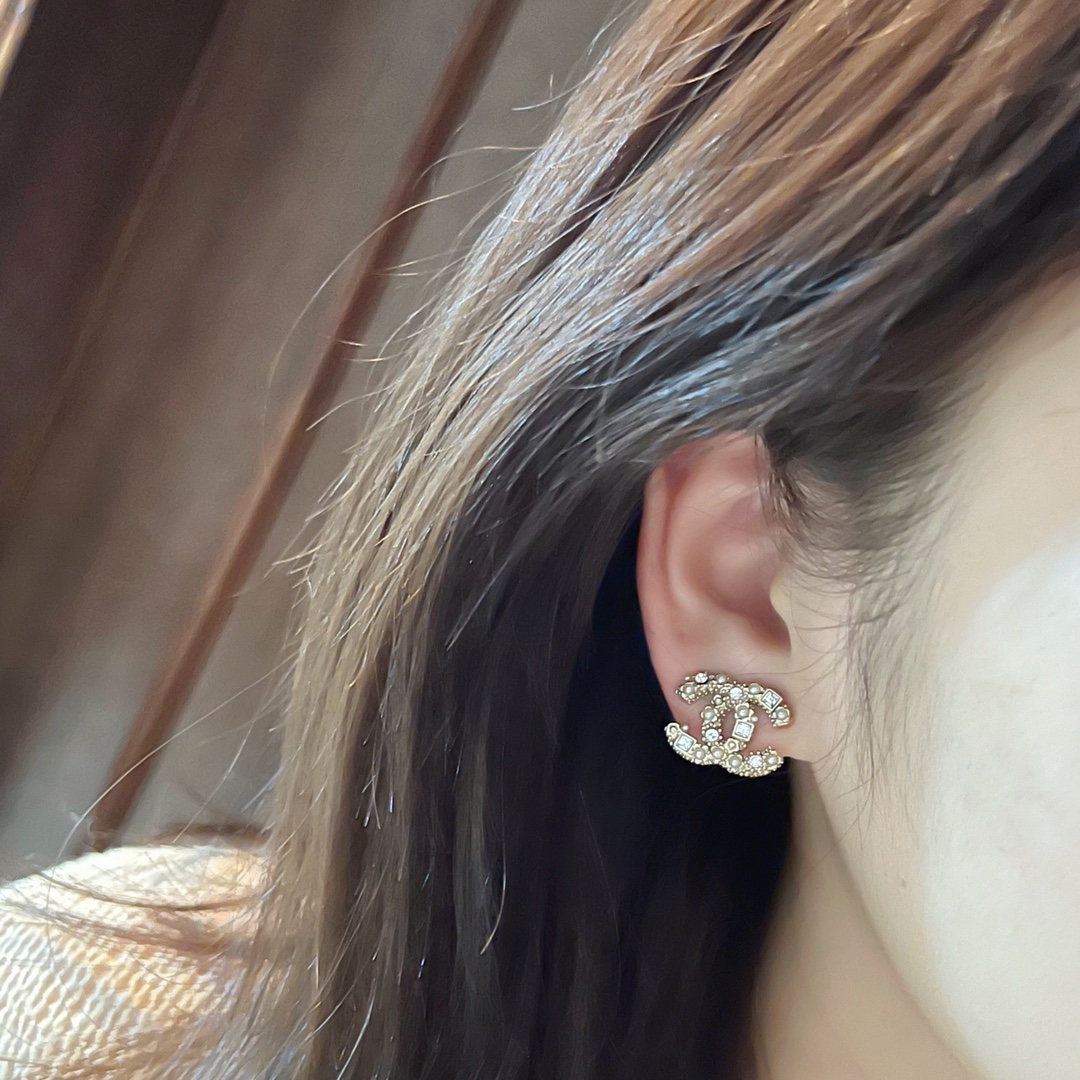 Chanel Earrings Silver