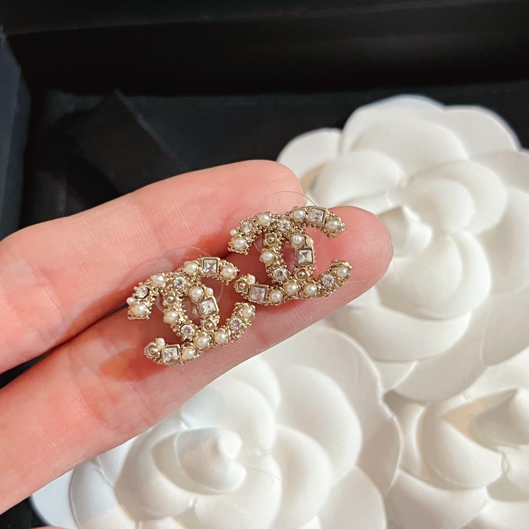 Chanel Earrings Silver