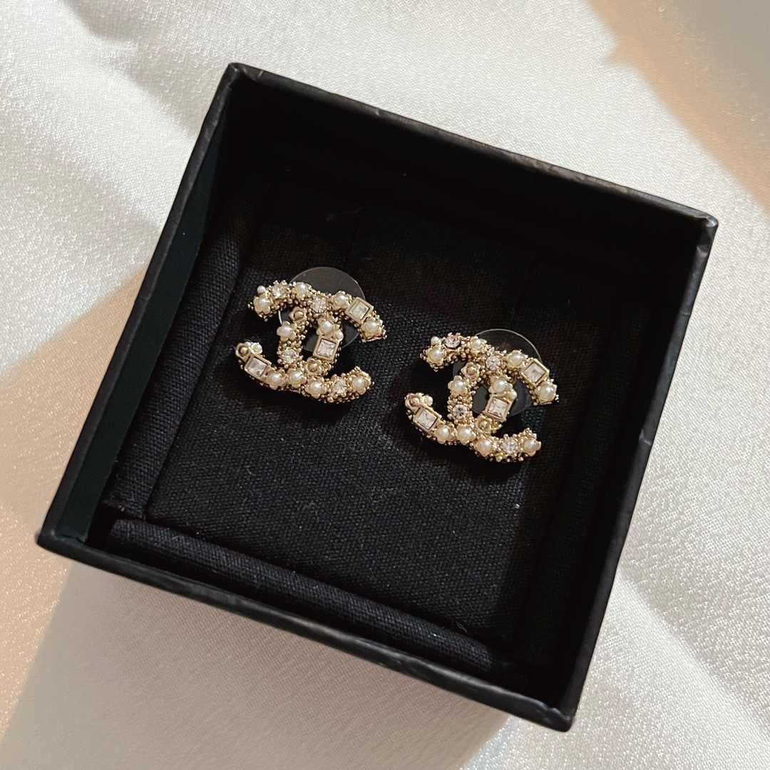 Chanel Earrings Silver