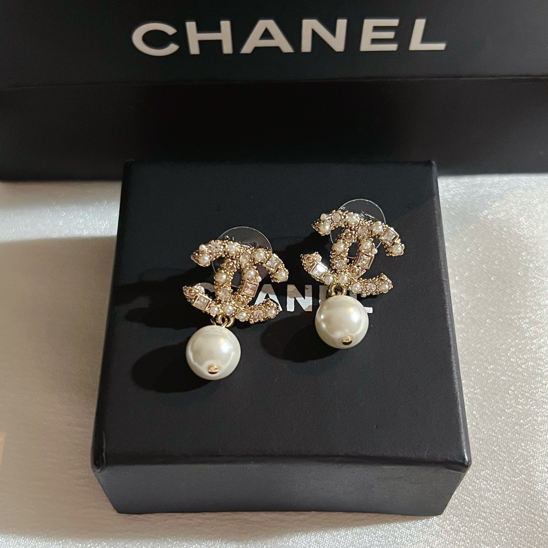 Chanel Earrings Silver