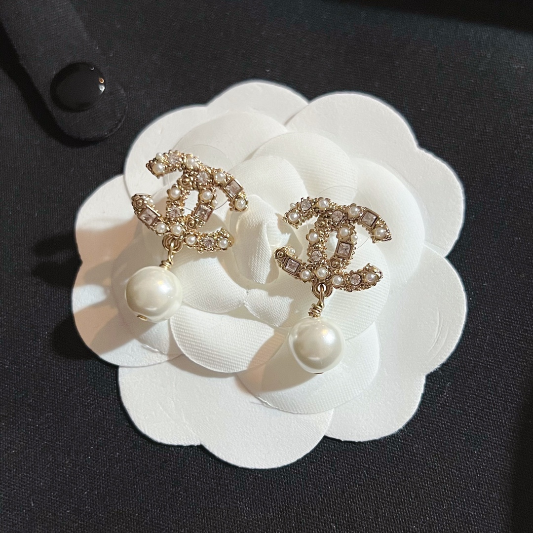 Chanel Earrings Silver