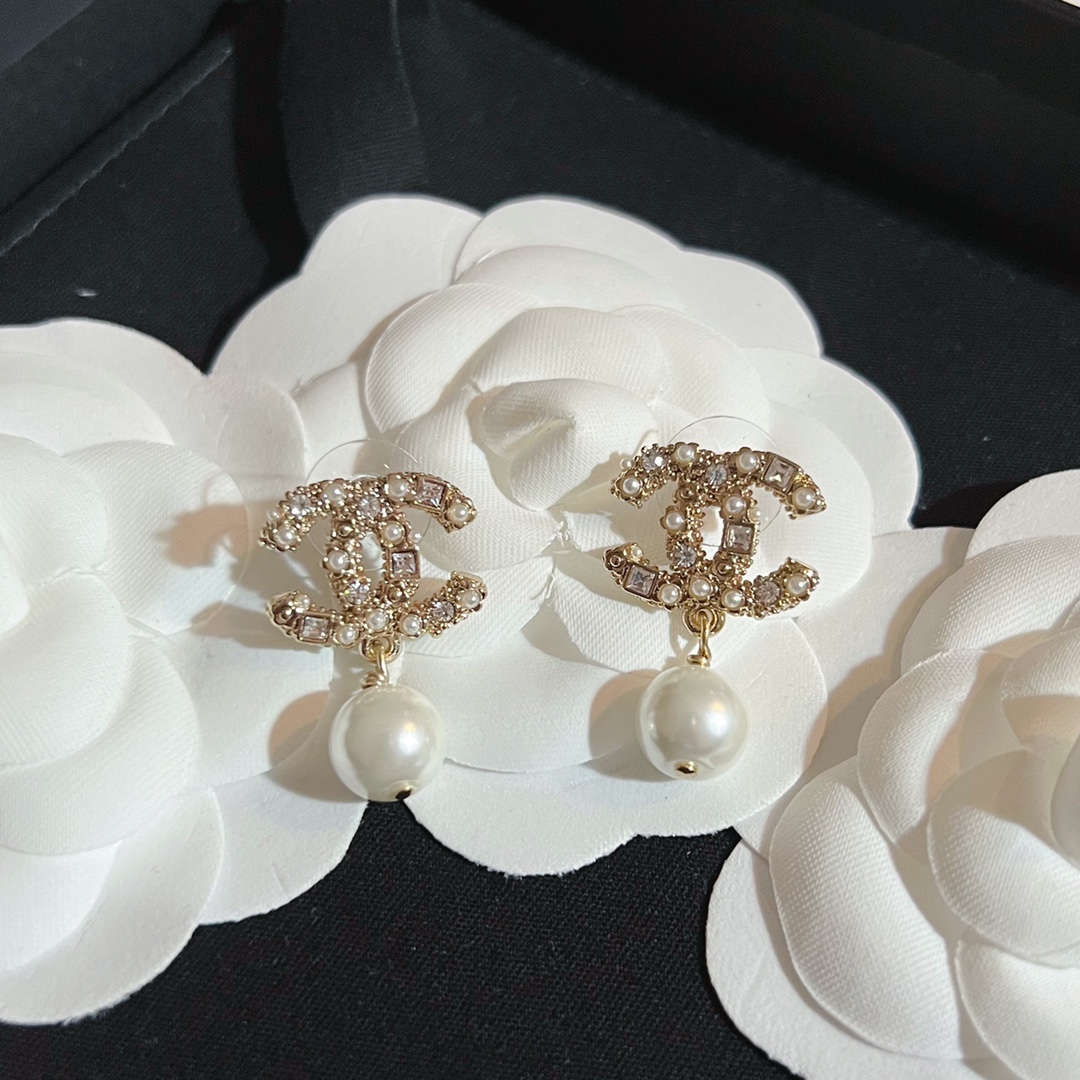 Chanel Earrings Silver