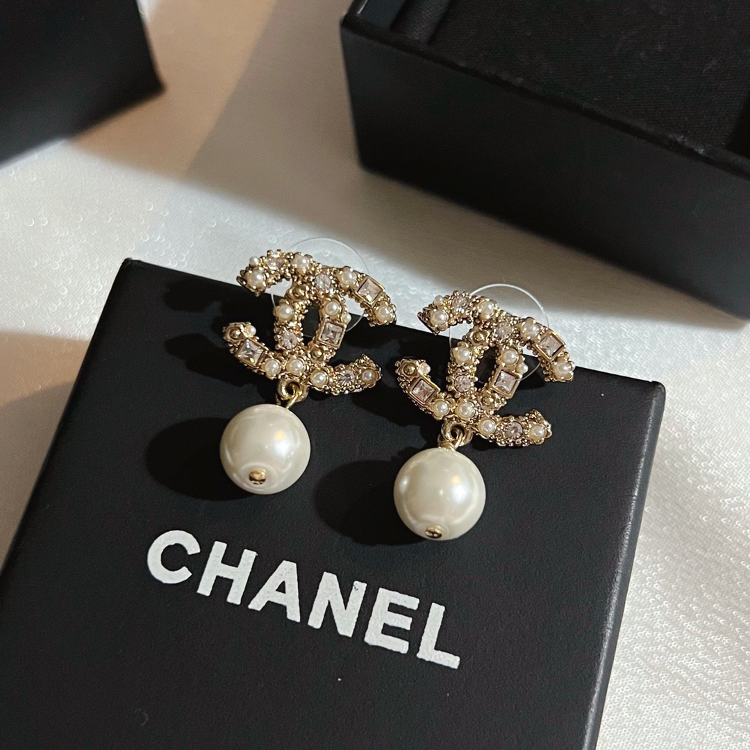 Chanel Earrings Silver