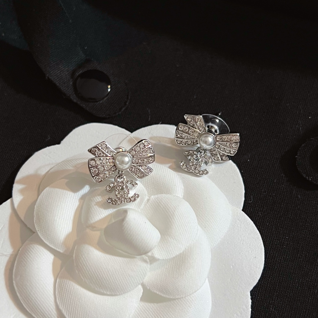 Chanel Earrings Silver