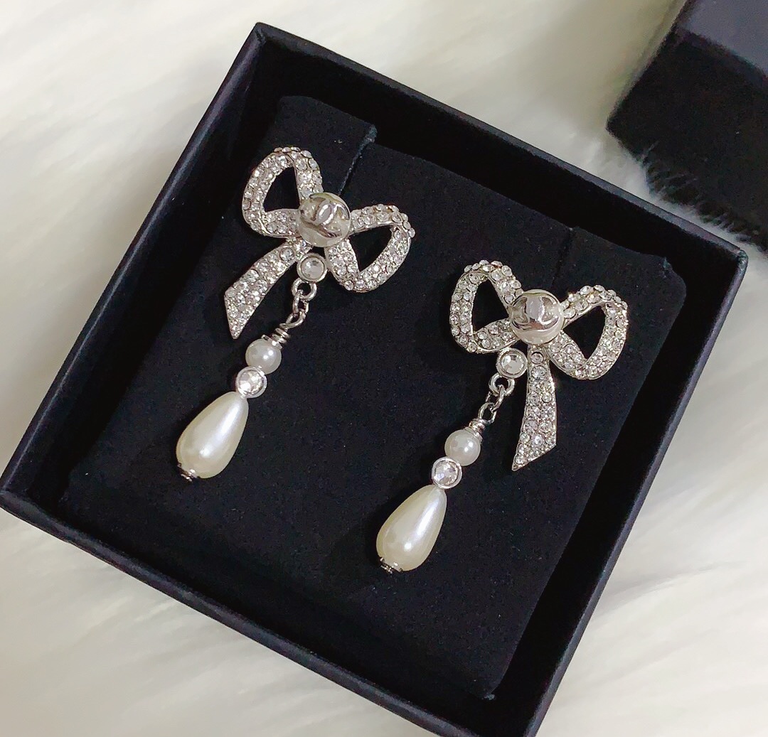 Chanel Earrings Silver