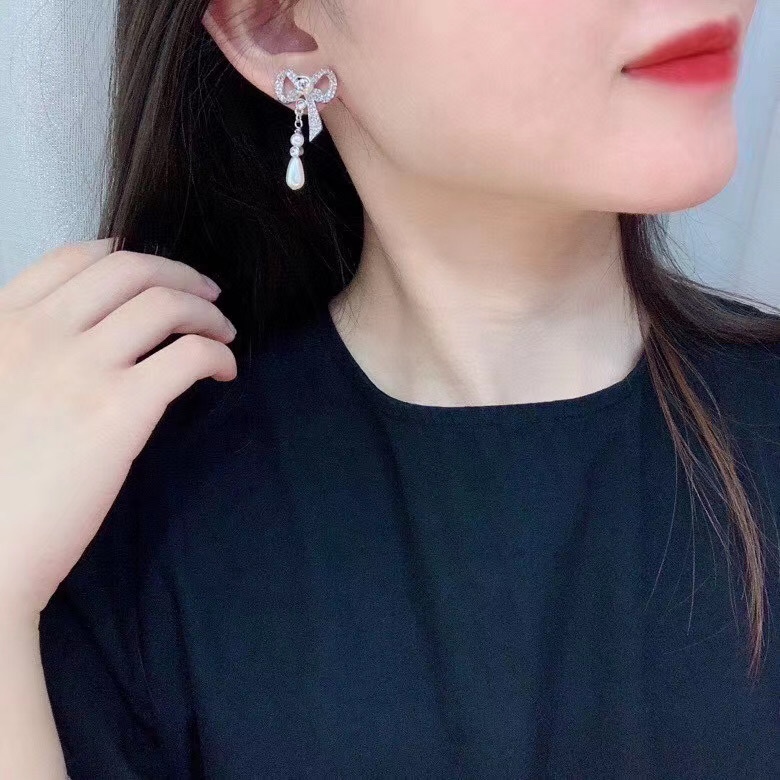 Chanel Earrings Silver