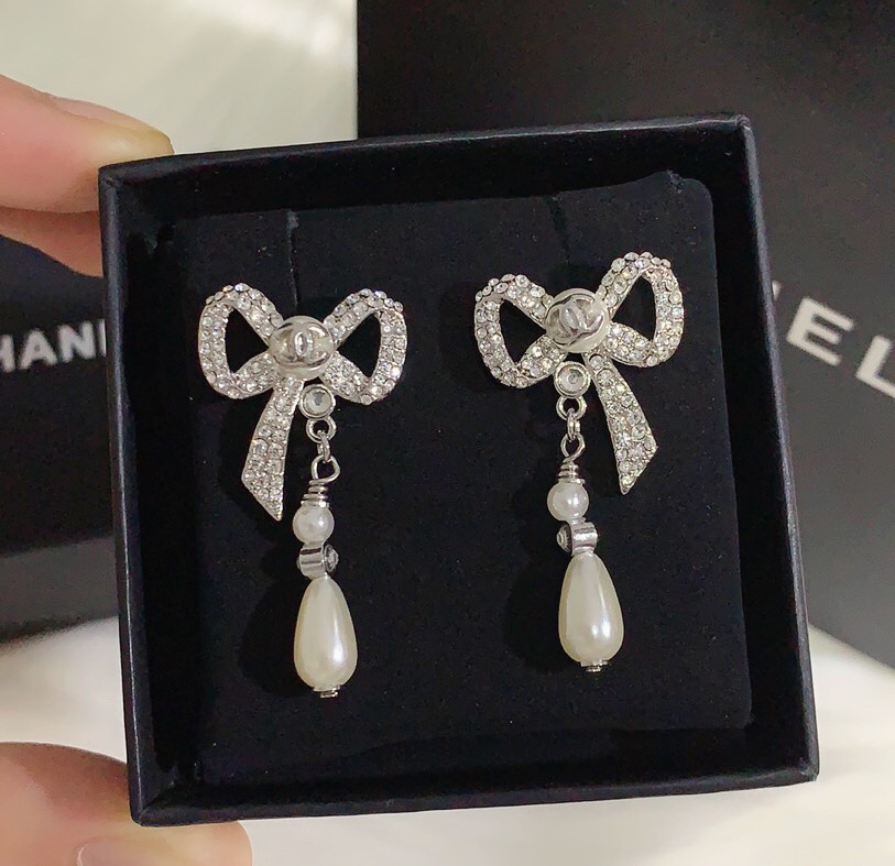 Chanel Earrings Silver