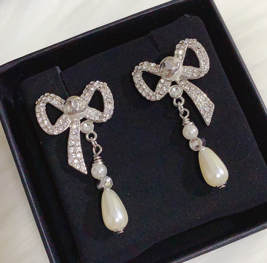 Chanel Earrings Silver