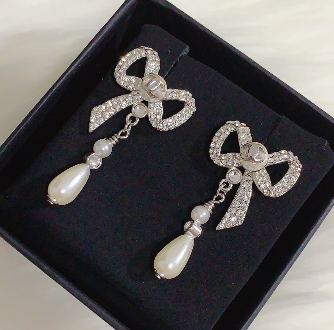 Chanel Earrings Silver