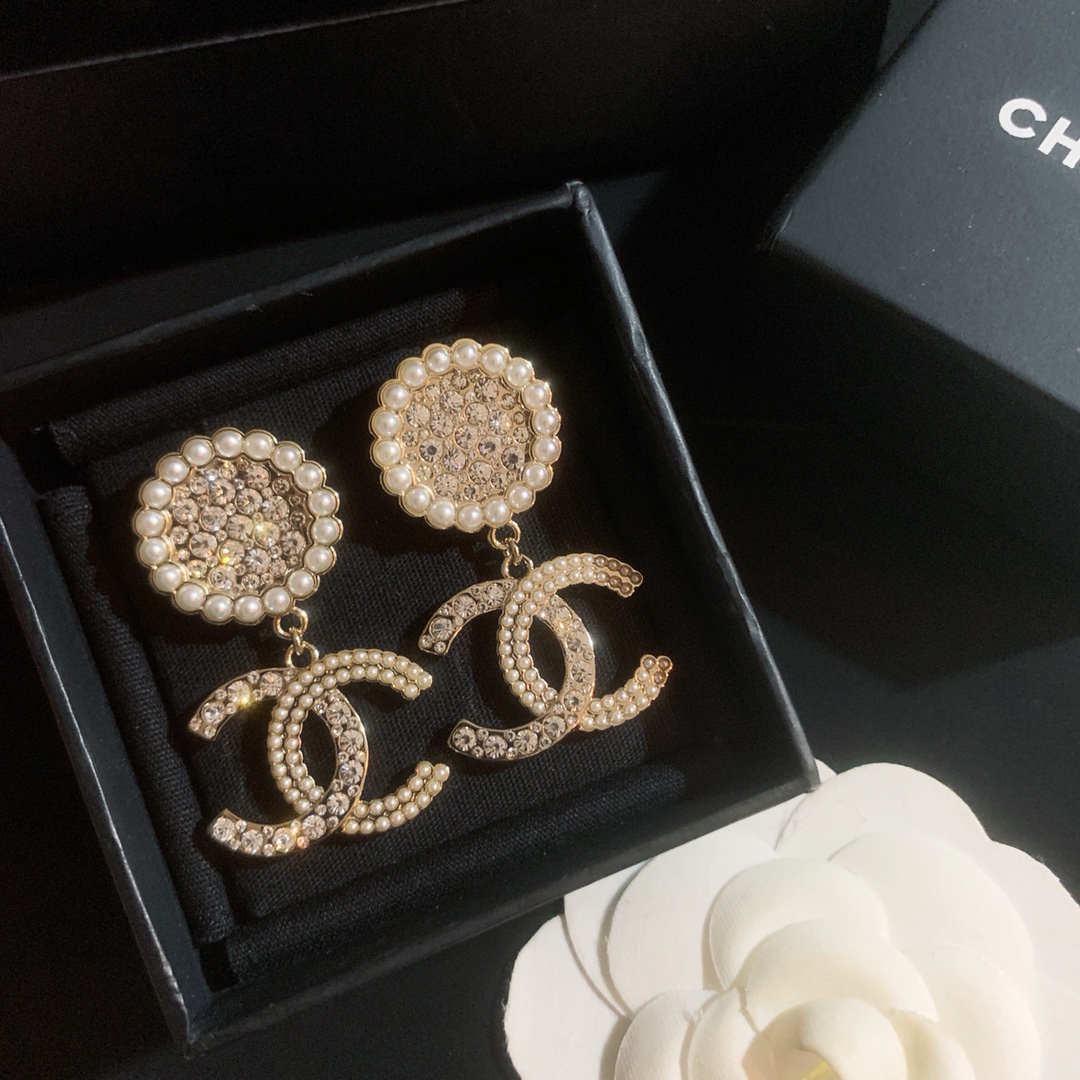 Chanel Earrings Silver