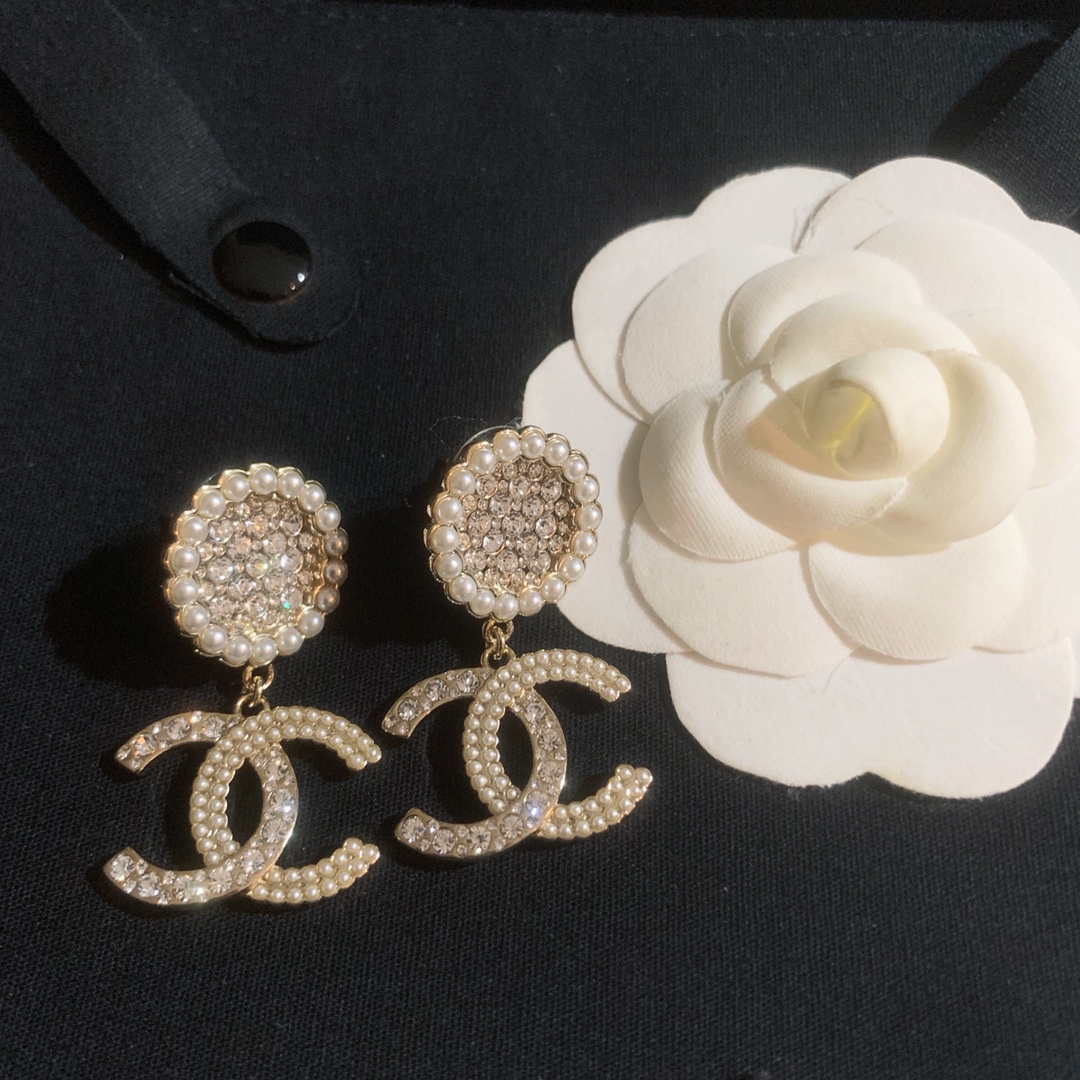 Chanel Earrings Silver