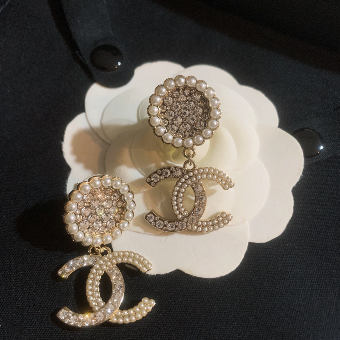 Chanel Earrings Silver