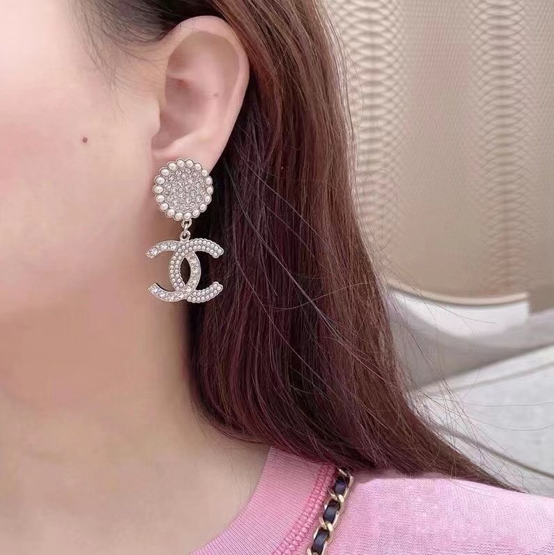 Chanel Earrings Silver