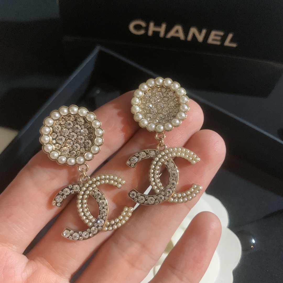 Chanel Earrings Silver
