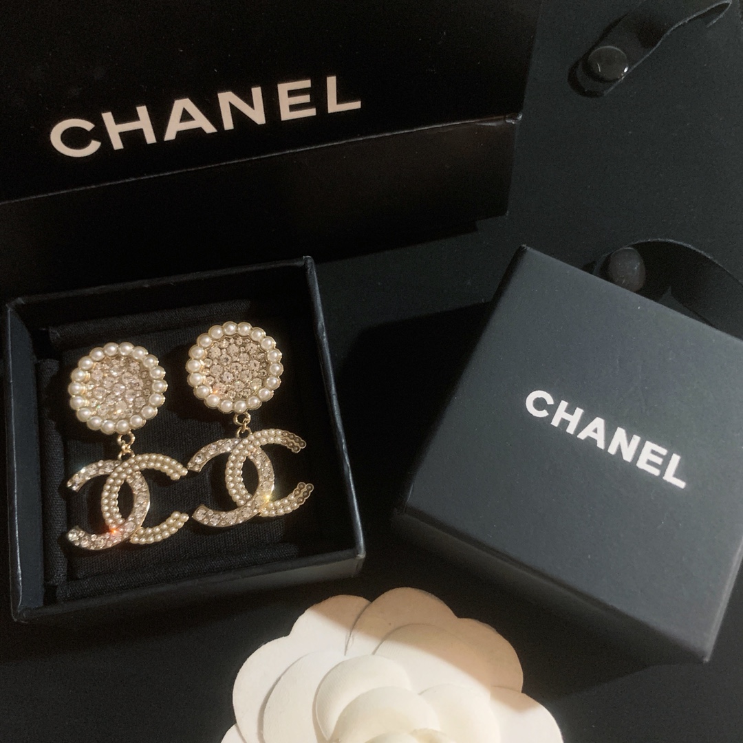 Chanel Earrings Silver