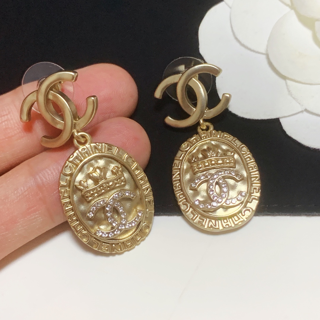 Chanel Earrings Silver