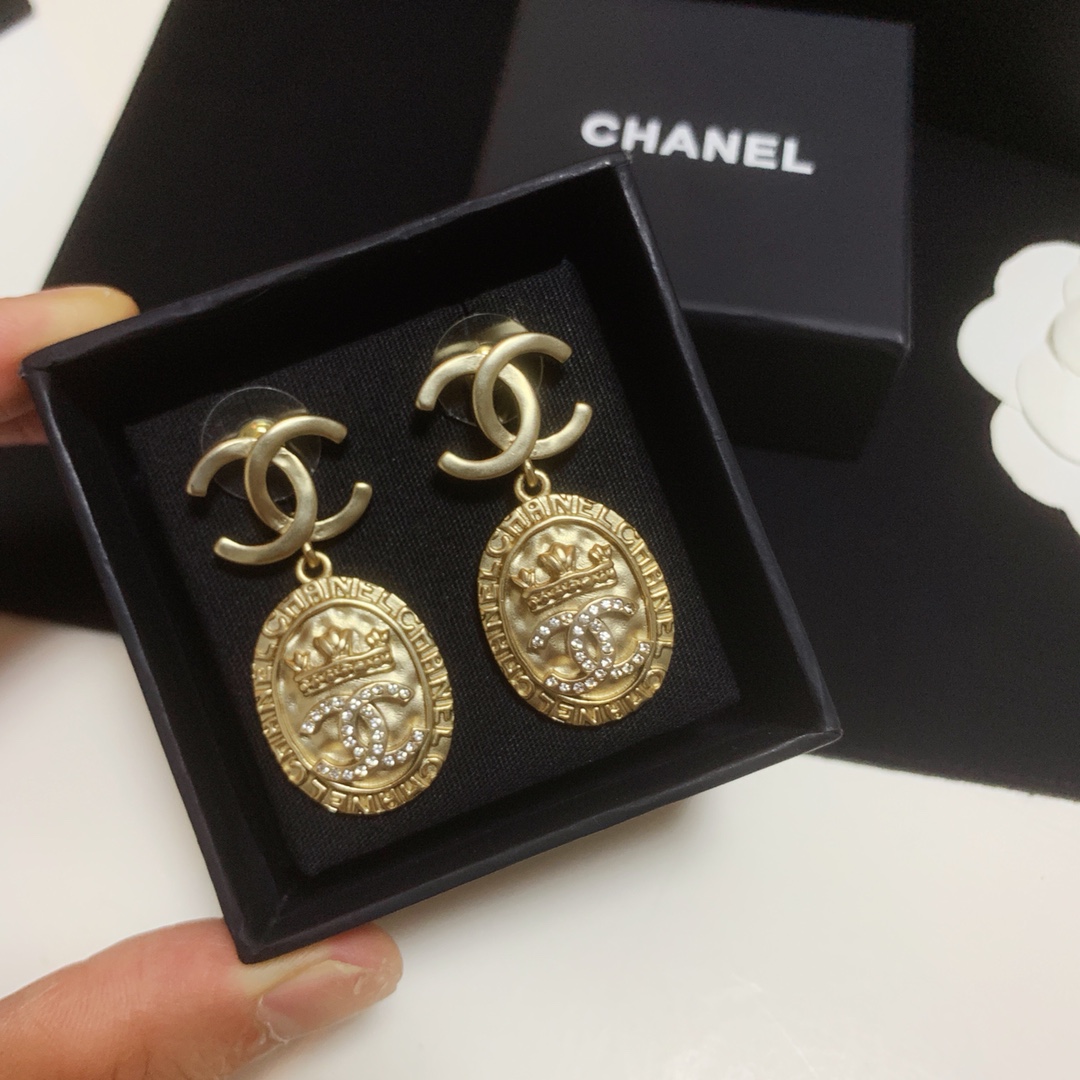 Chanel Earrings Silver