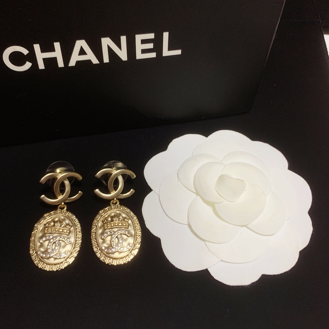 Chanel Earrings Silver