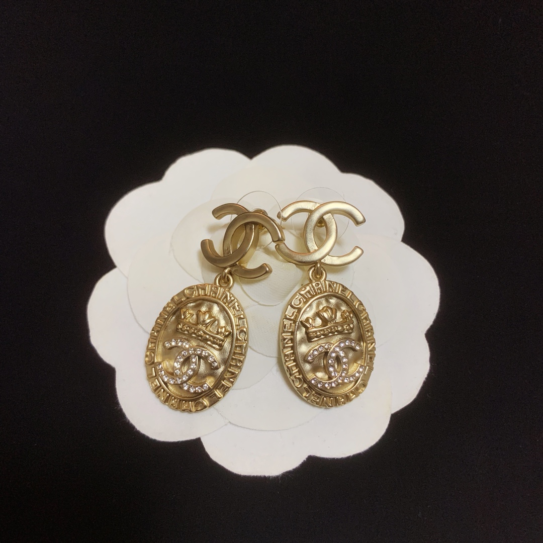 Chanel Earrings Silver