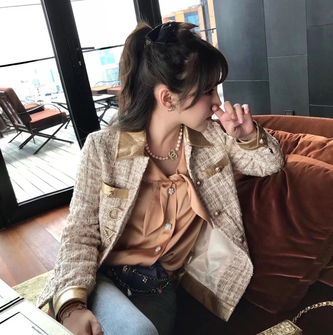 Chanel Necklace Pearl