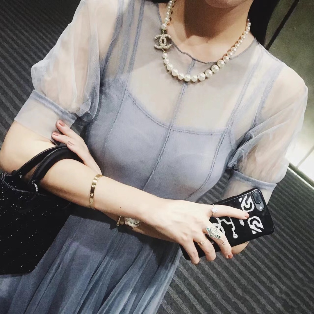 Chanel Necklace Pearl