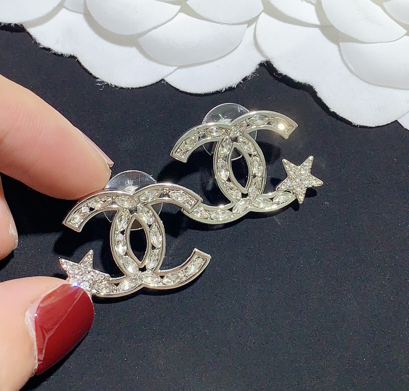 Chanel Earrings Silver