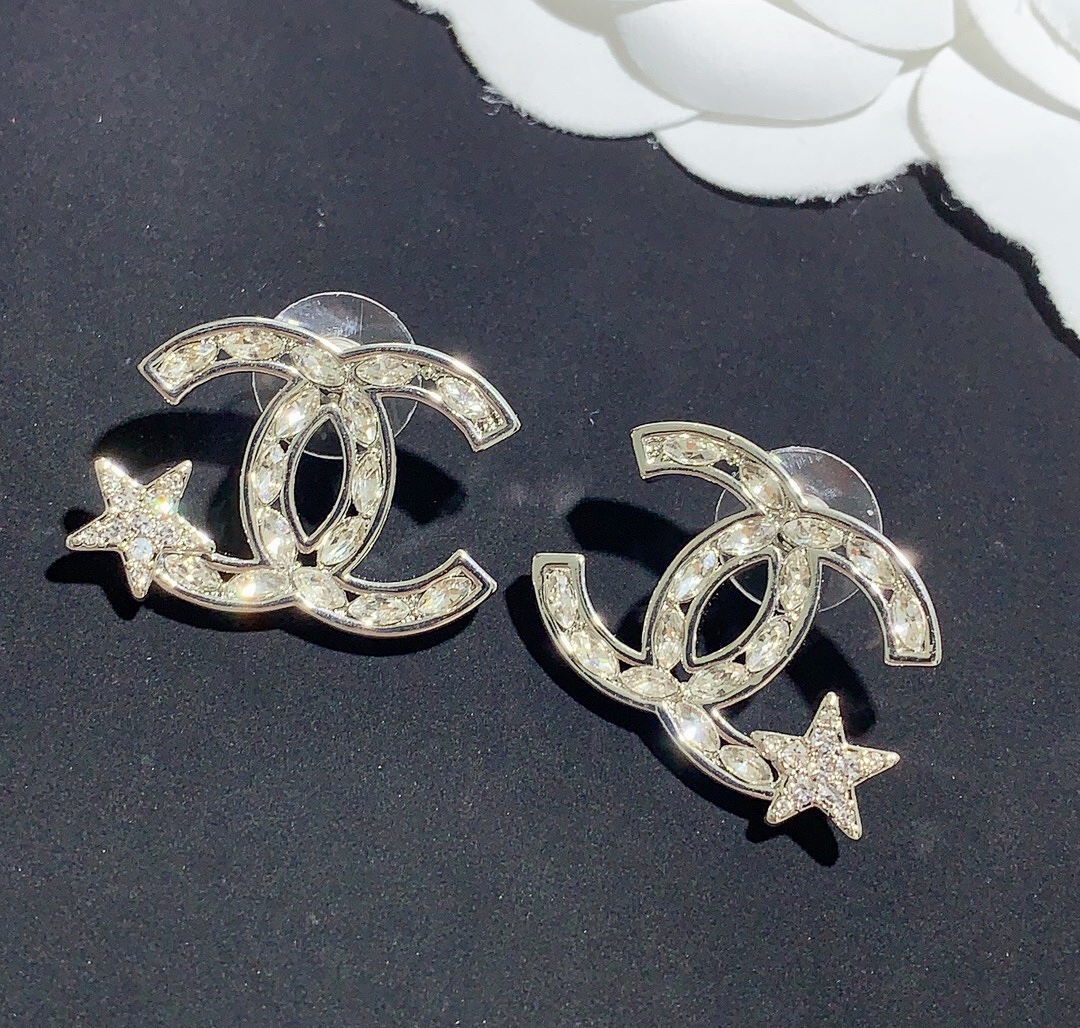 Chanel Earrings Silver