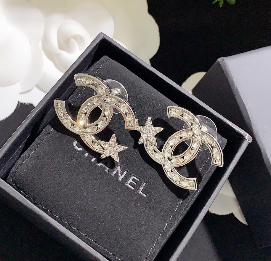 Chanel Earrings Silver