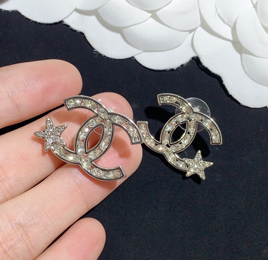 Chanel Earrings Silver