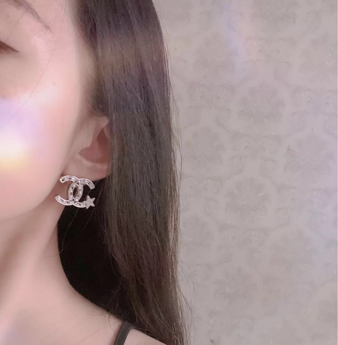 Chanel Earrings Silver