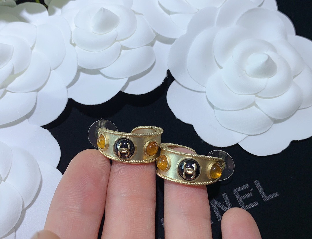 Chanel Earrings Silver