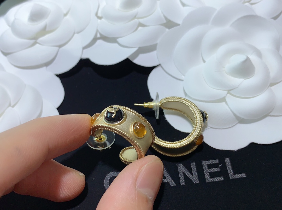 Chanel Earrings Silver