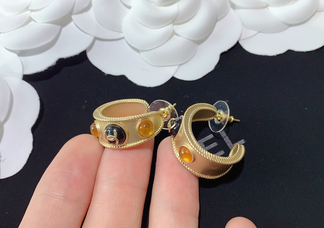 Chanel Earrings Silver