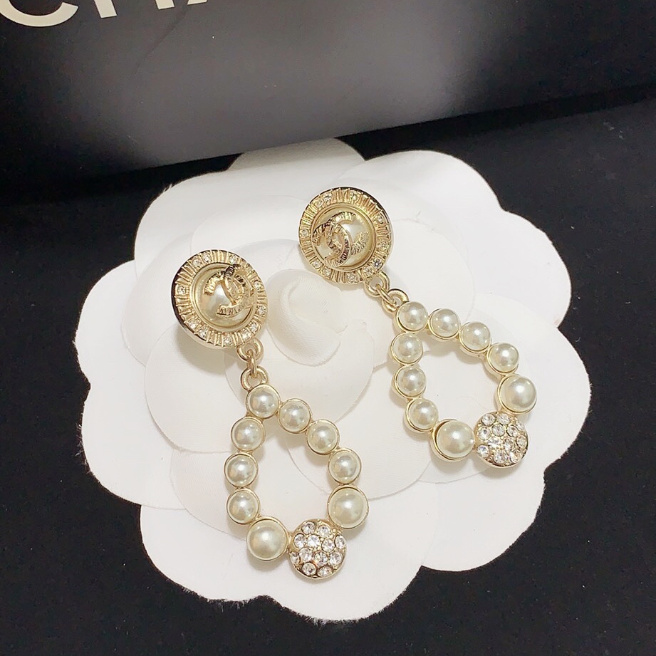 Chanel Earrings Silver